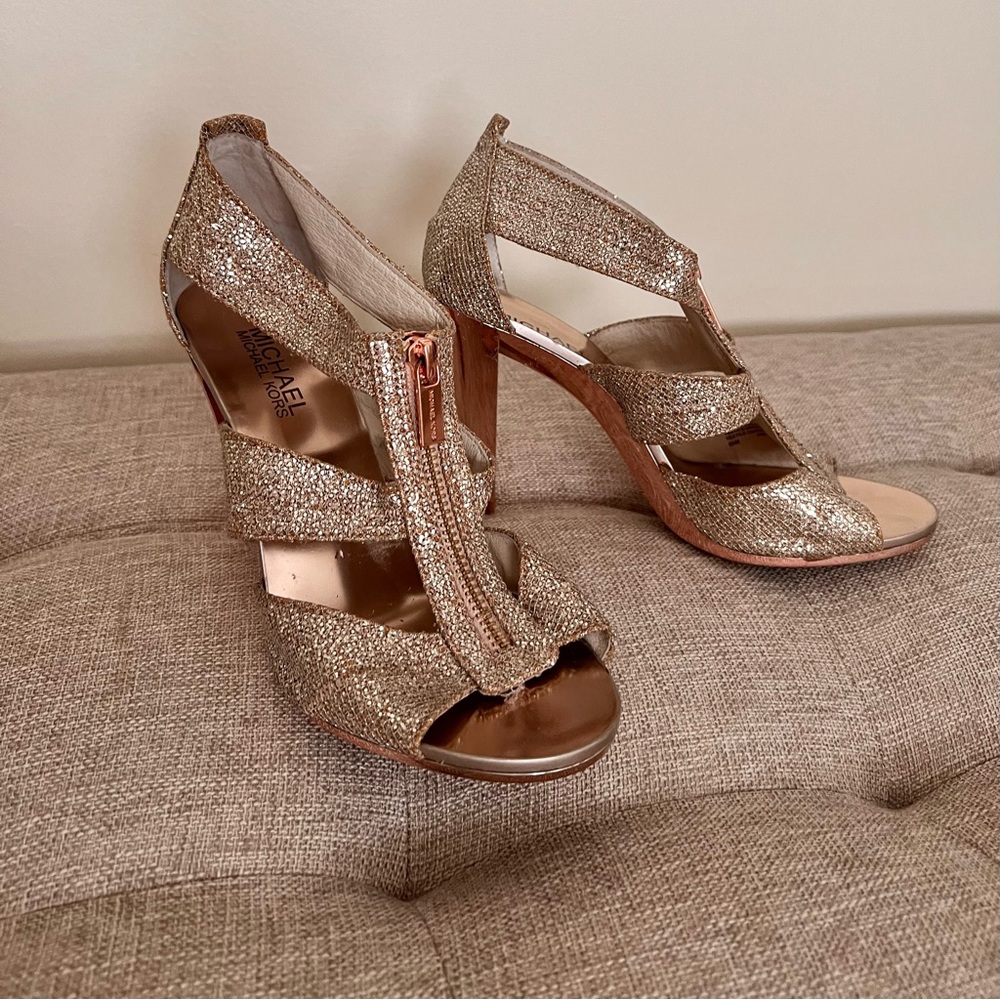 Gold Michael Kors Berkeley Sandel